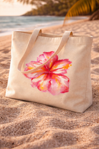 Hibiscus Beach Tote Bag