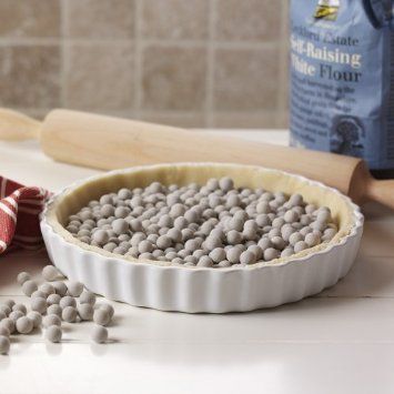 Ceramic Pie Weights for Blind Baking – Reusable Baking Beads for Pie Crust, Tart Shells & Pastry Baking