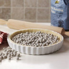 Ceramic Pie Weights for Blind Baking – Reusable Baking Beads for Pie Crust, Tart Shells & Pastry Baking