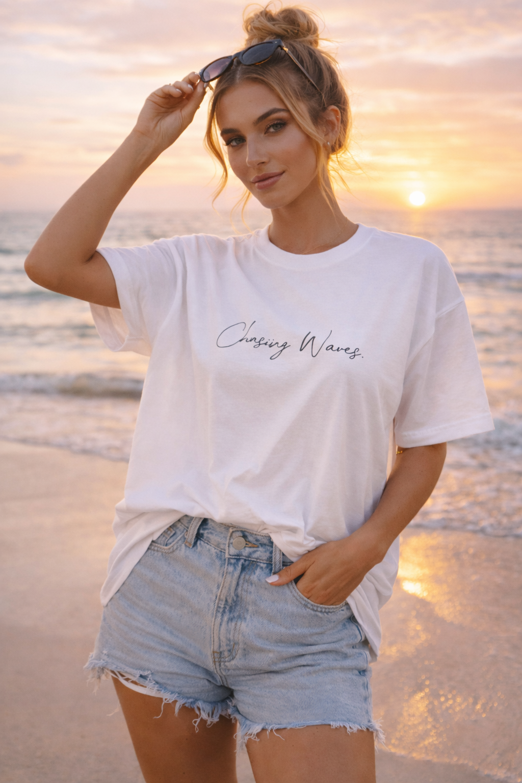 Chasing Waves - Cotton Tee