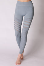 Vintage Chevron Meshed Leggings