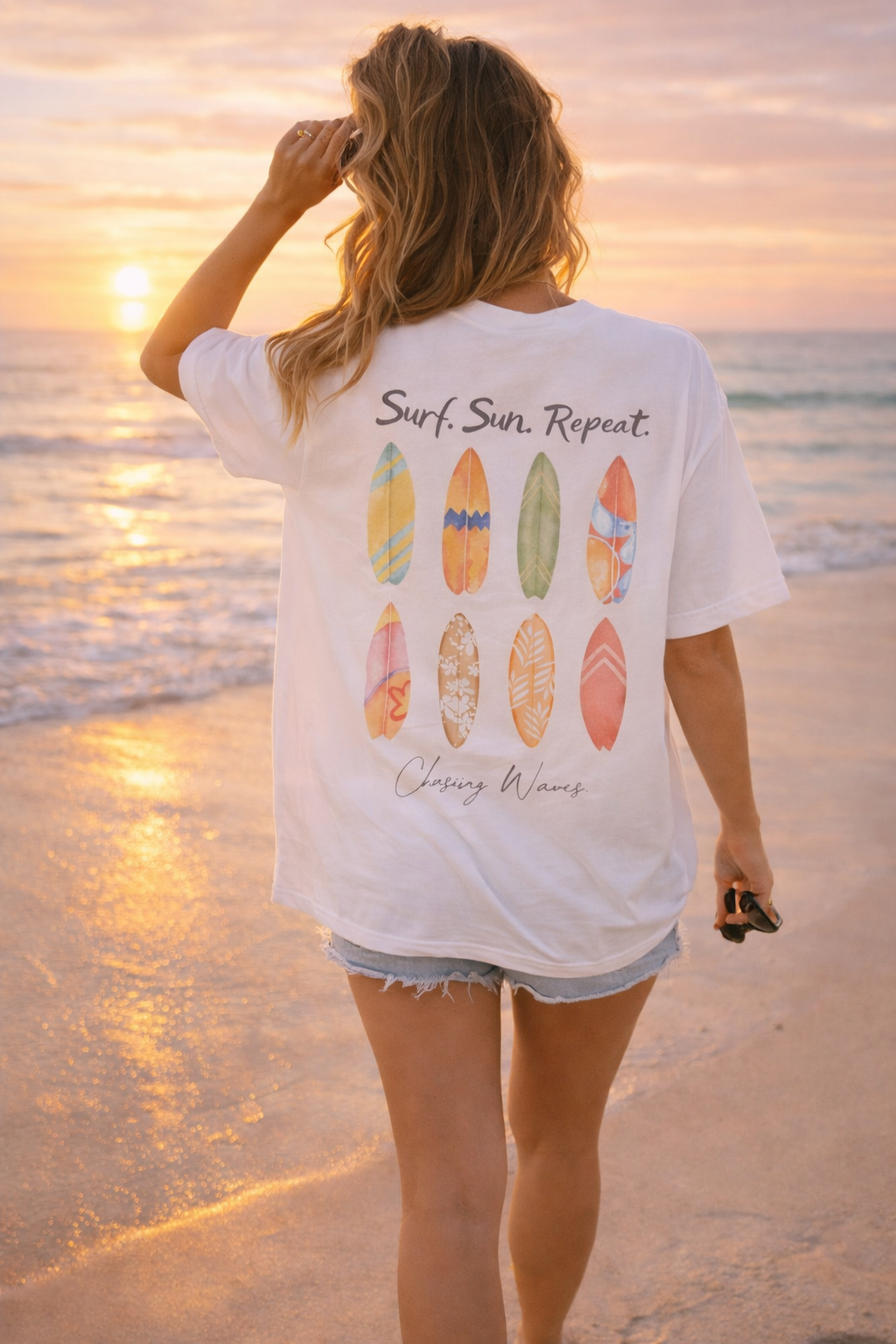 Chasing Waves - Cotton Tee