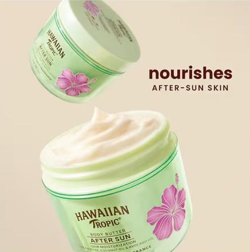 Pack of 2 Hawaiian Tropic After Sun Body Butter with Coconut Oil, 8.0 oz