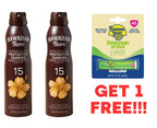 Pack of 2 Hawaiian Tropic Dry Oil Tanning Spray, SPF 15, 6 OZ