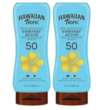 Hawaiian Tropic Island Sport Lotion Sunscreen, 8 OZ, SPF 50 pack of 2
