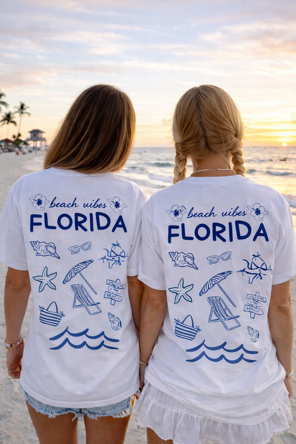 FLORIDA BEACH VIBES - COTTON TEE