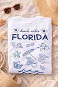 FLORIDA BEACH VIBES - COTTON TEE