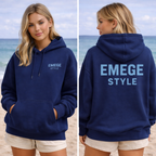 EMEGE STYLE Latte Beach Hoodie