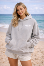 EMEGE STYLE Latte Beach Hoodie