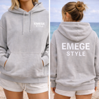 EMEGE STYLE Latte Beach Hoodie