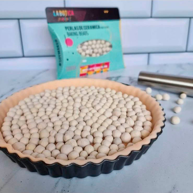 Ceramic Pie Weights for Blind Baking – Reusable Baking Beads for Pie Crust, Tart Shells & Pastry Baking