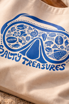 Salty Treasures Tote Bag – Coastal Summer Collection