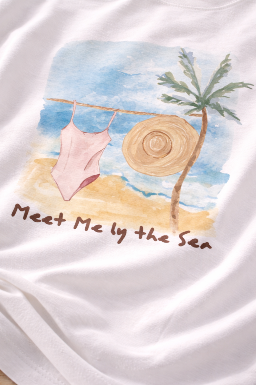 MEET ME BY THE SEA - COTTON TEE