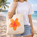 Tropical Hibiscus Beach Tote