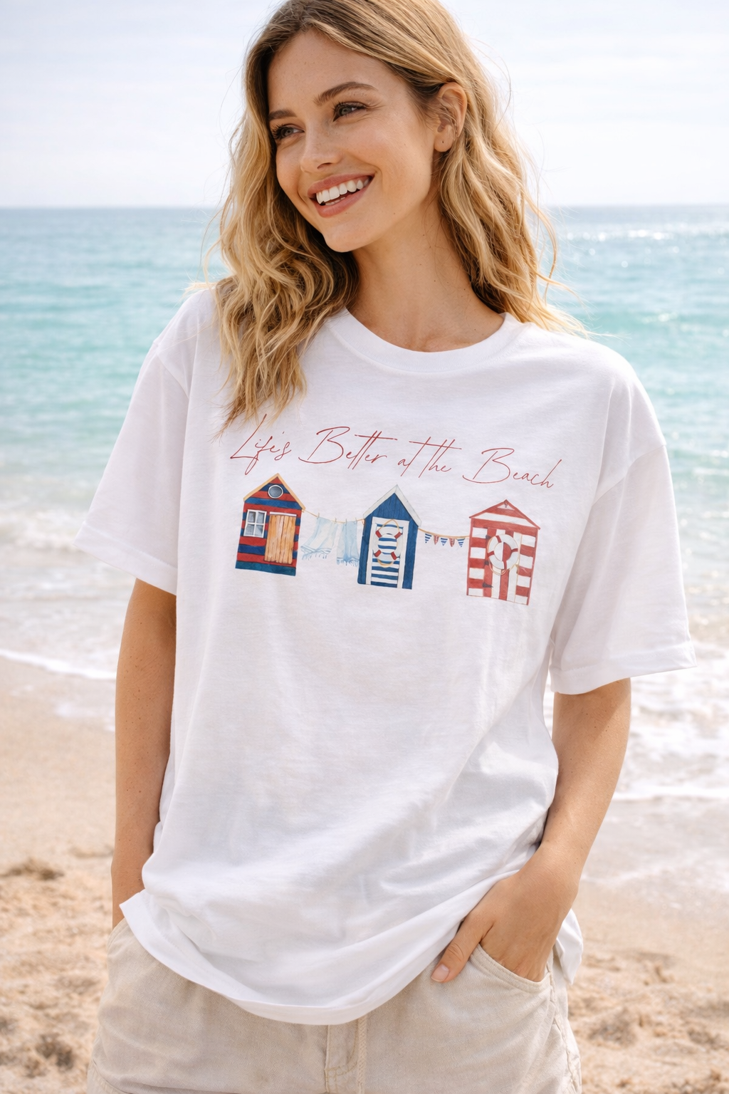 Life’s Better at the Beach - Cotton tee